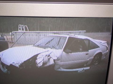 1977 Chevrolet Camaro - This vehicle sustained significant damage to its front end.