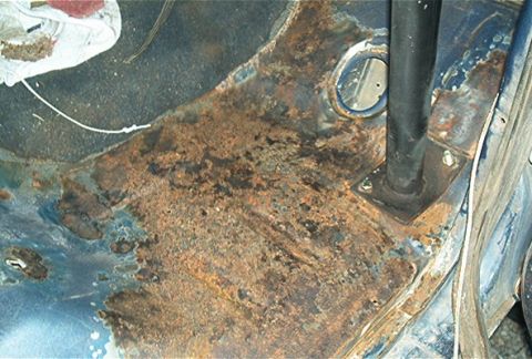 1986 Ford Bronco - This is after I cleaned all the dirt and wire wheeled it.
