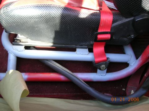 1985 Ford Bronco - drivers side seat mount.