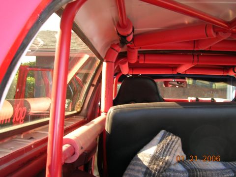 1985 Ford Bronco - looking in from rr gate...drivers side.