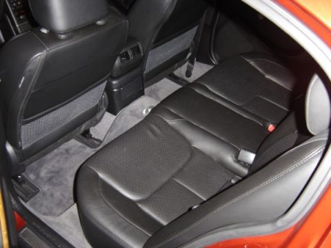 1999 Ford Taurus - Interior view of the rear seats and floor of a car.
