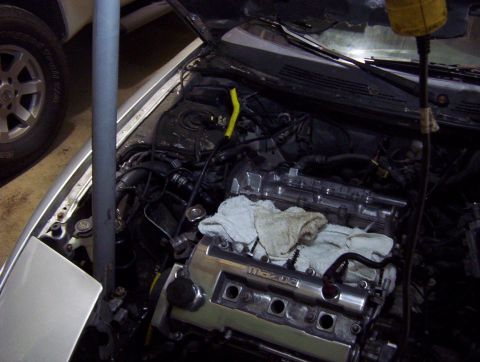 1993 Ford Probe - polishing in progress