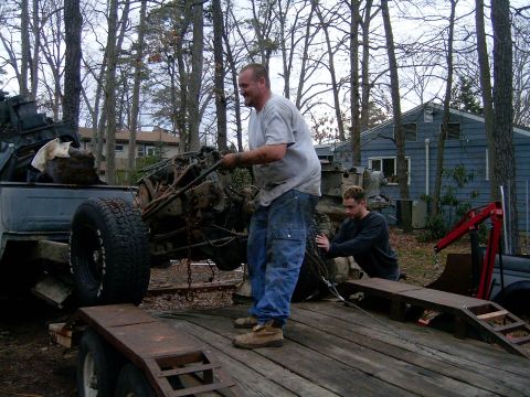 1986 Ford Sport - switched out the hoist for raw doggin winch