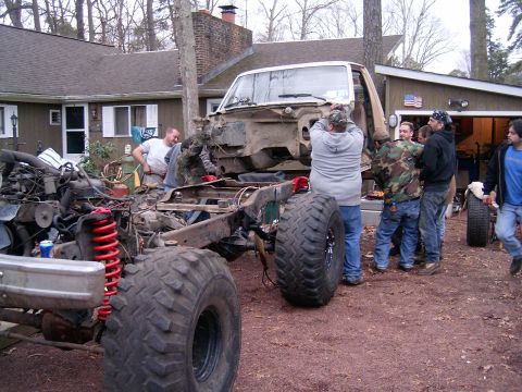1986 Ford Sport - cabs in da back of the truck