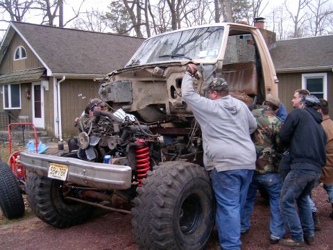1986 Ford Sport - fianally seting on fram