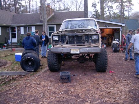1986 Ford Sport - front clip loosely fitted