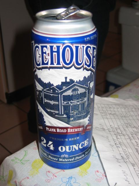 1985 Ford LTD Crown Victoria - A 24-ounce can of Icehouse beer features a depiction of Plank Road Brewery.