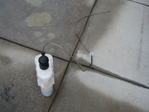 1989 Ford Bronco - Fist I used this suction oil remover to take out the old fluid.