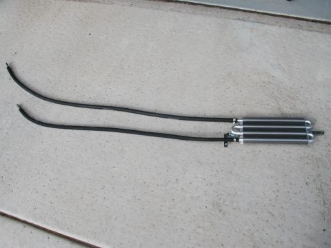 1989 Ford Bronco - Lines attatched, also used 2 L brackets with no mods needed.