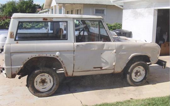 This is the Bronco the day I got it home.