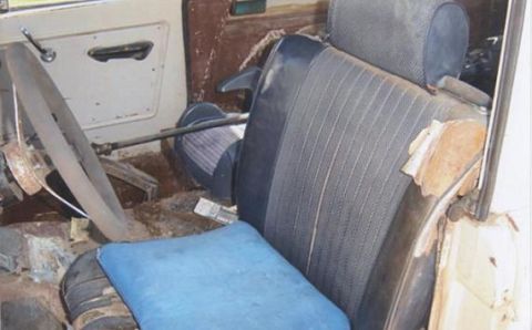 1967 Ford Bronco - It only had one seat in it when I got it and it was held it with one bolt.