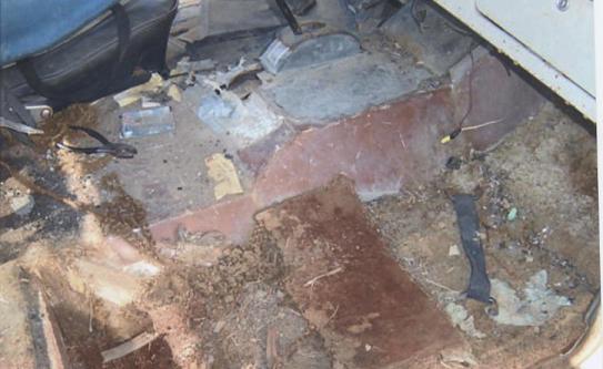 That house carpet and there almost no flour left under it,