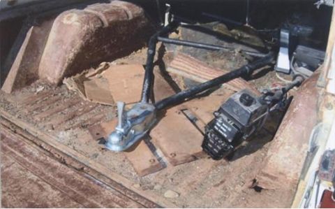 1967 Ford Bronco - Here's one of the bed witch was so packed with gravel, dirt and rust that when I vacuumed it out some of the flour came with it.