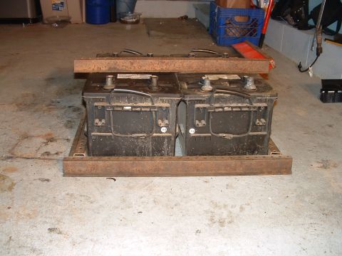 1978 Chevrolet C/K Pickup - 2 batteries.... 9" high x 12" wide x 19" long 395 reserve minutes 1200CCA!!!!