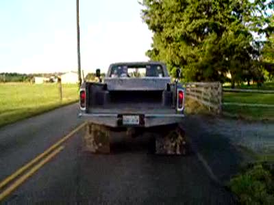 1976 Ford F-250 - Taking off from stop