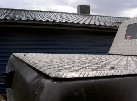 1979 Ford Bronco - Downfold detail.