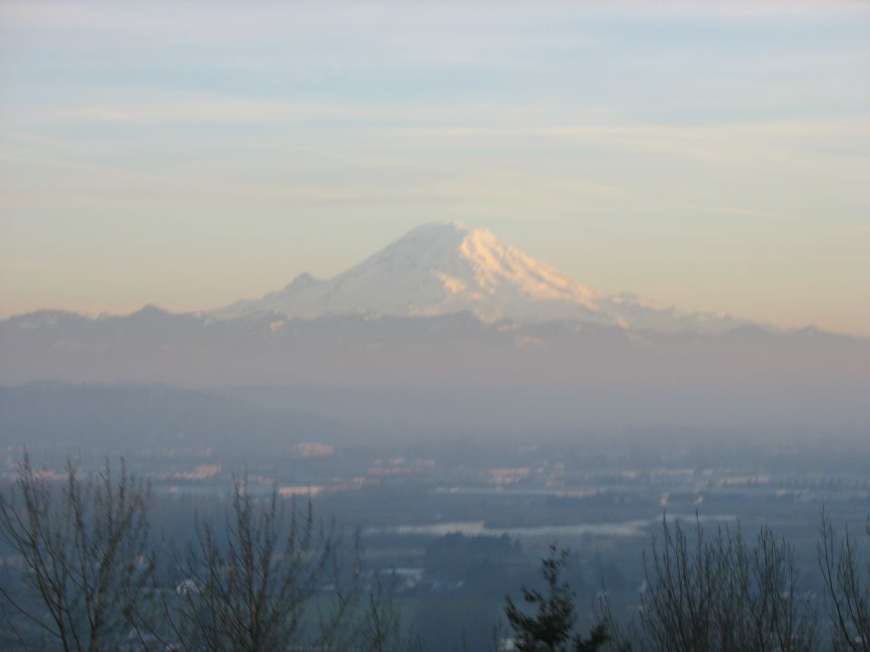 Mt. Rainier on the way home