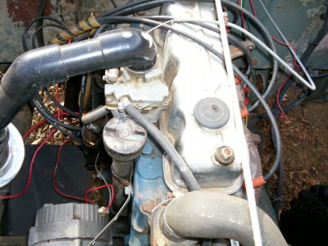 1993 Ford Bronco - Top of CJ2A Holley carb