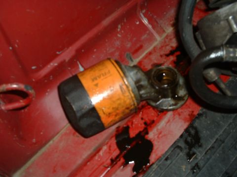 1985 Ford Bronco - 'Nother adapter for said mystery oil cooler
