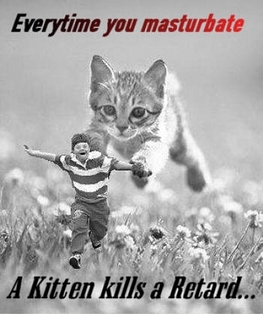 1989 Ford Bronco - A kitten chases a child through a field, with superimposed text and a website address.