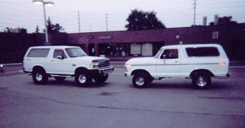 1978 Ford Bronco - 1978 VS 1996 ALPHA AND OMEGA