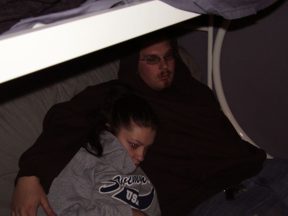 Ed with girlfriend Steph.