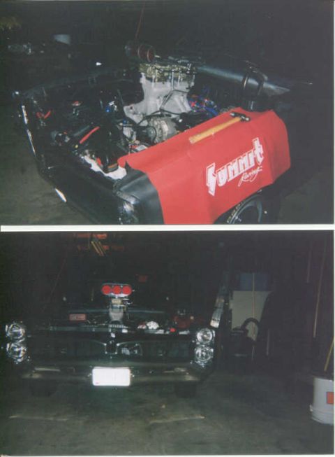 1967 Pontiac Lemans - after setting up the first tunnel ram