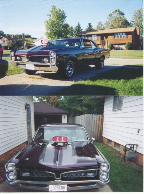1967 Pontiac Lemans - home after paint, but before the 2nd tunnel ram set up and exhaust.