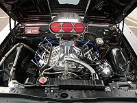 1967 Pontiac Lemans - after new tunnel ram set up and all mods.