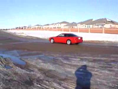 1993 Ford Probe - takeoff from dead stop with current mods of: Pacesetter headers, Borla cat-back, JJ Testpipe, Civic STS, etc.
