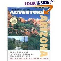 1994 Ford Bronco - Magazine cover for Backcountry Adventure Arizona, desert landscapes and a "Look Inside!" graphic.