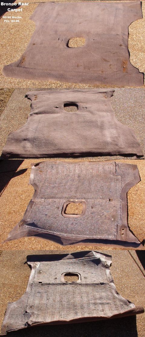 1983 Ford Bronco - Mocha Rear Carpet from '95 EB Bronco Ships as 52x12x12 @ 13lbs