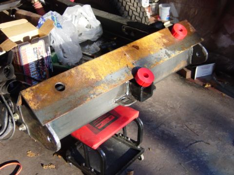 1991 Ford Bronco - The 4x6x1/4 steel angle will support the back of the cab, and will be supported in turn by 1/4" steel endplates off the frame (the longest…