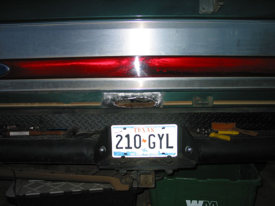Tailgate Rust Spot