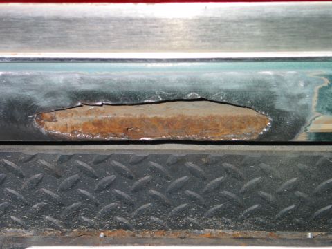 1989 Ford Bronco - Rust Spot Clean Off