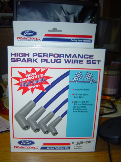 1979 Ford Bronco - This is a box of Ford Racing spark plug wires, not a 1979 Ford Bronco.