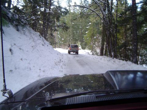 1989 Ford Bronco - Found snow pretty quick