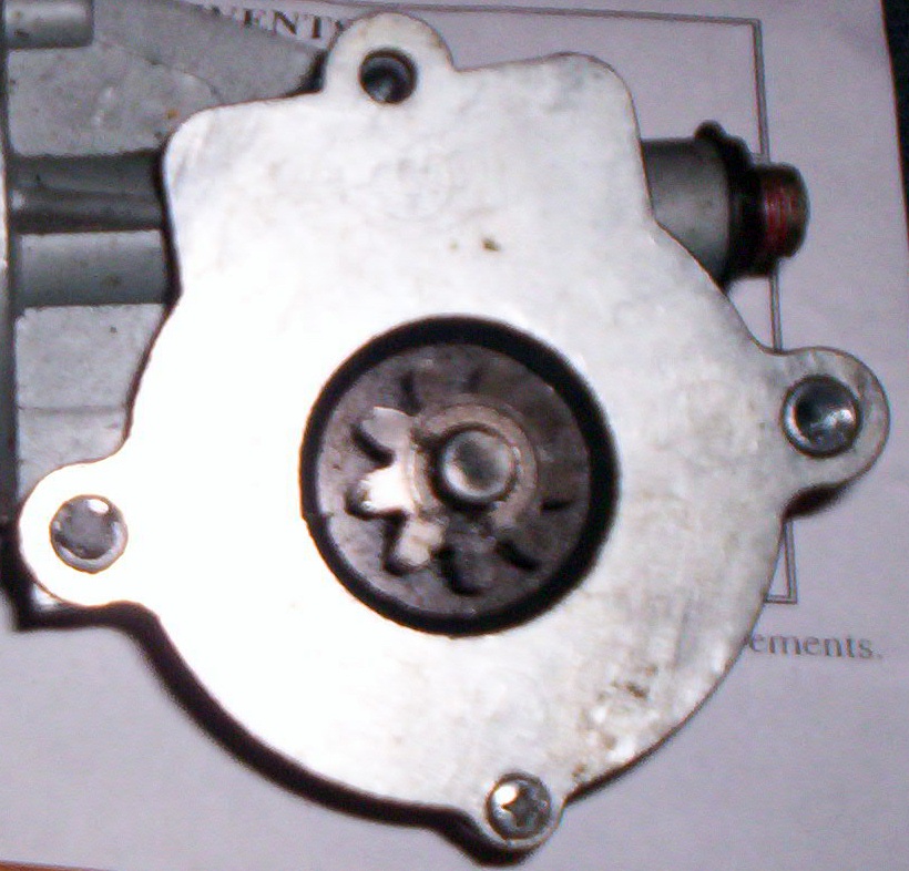 If you notice the mounting hole on the left had the Tap break off inside of it about 3/4 way through.