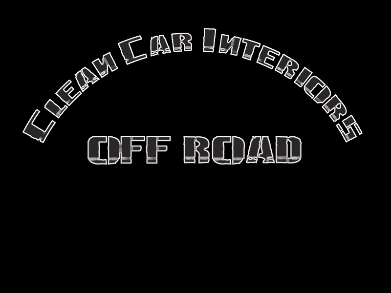 Text reads 'CLEAN CAR INTERIORS OFF ROAD' with 'SUPERMOTORS' logo at bottom right