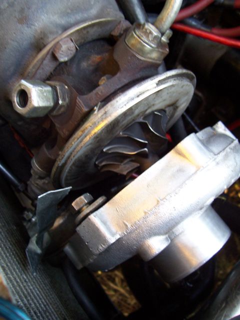 1994 Ford Probe - Turbocharger assembly detail, showing the turbine wheel and housing components.