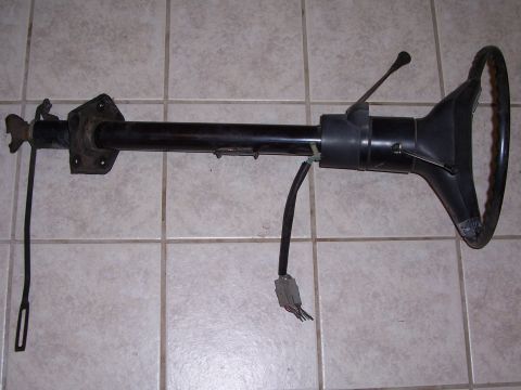 1978 Ford Bronco - This steering column and wheel assembly is a replacement part, not a complete vehicle.