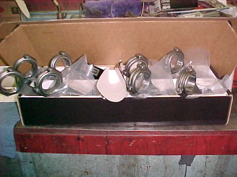1967 Ford Galaxie - A set of engine connecting rods are shown in their packaging, ready for installation.