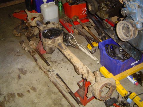 1979 Ford Bronco - all torn down