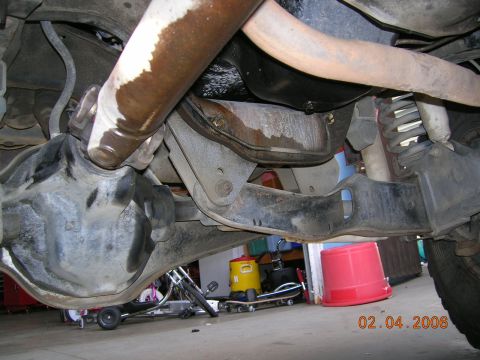 1985 Ford Bronco - rr shot of lt ttb bracket