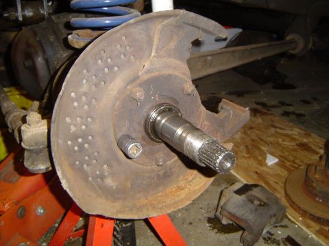 1979 Ford Bronco - Hub/roter assy off.