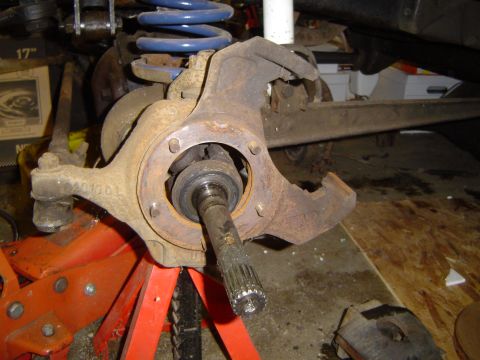 1979 Ford Bronco - Spindle off