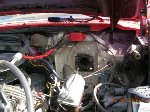 1985 Ford Bronco - Brake booster removed from bko.