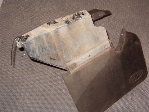 1983 Ford Bronco - SOLD D2 Rear Mud Flaps USED Both, with some hardware These go in front of the rear wheels, under the body.