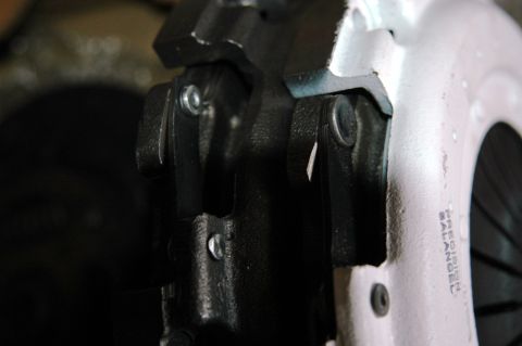 1991 Ford Taurus - A close-up view of a clutch pressure plate, showing the "PRECISION BALANCED" marking.
