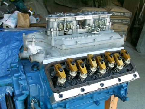 1972 Ford Ranchero - Boss 302 CrossBoss and in-line 4bbl w/ spacer plates on a 351C